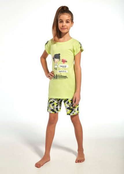 Cornette Kids Girl 243/62 Dívčí pyžamo 86-92 seledinová