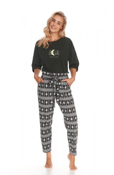 Taro Chanel 2768 Z23 Dámské pyžamo XL grafitová (tmavě šedá)