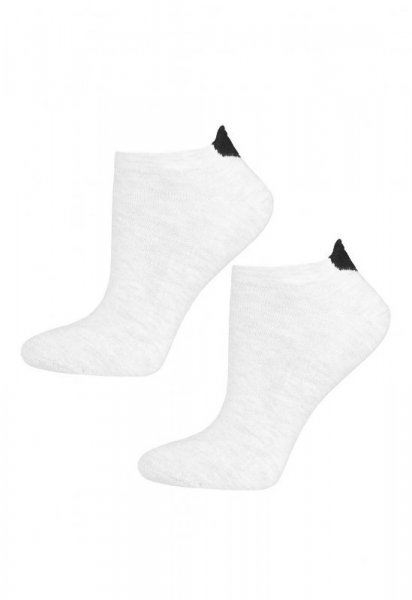 Moraj CSD170-151 hladké Dámské kotníkové ponožky 35-38 šedá