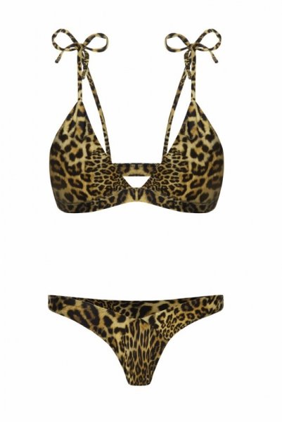 Qso Tarzan Girl Dámské plavky M/L panter